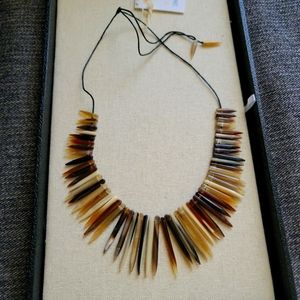 Necklace, adjustable length, unique statement